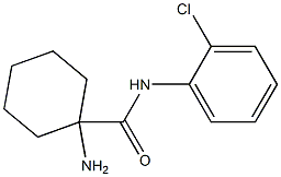 1-amino-N-(2-chlorophenyl)cyclohexanecarboxamide Struktur