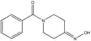 1-benzoylpiperidin-4-one oxime Struktur