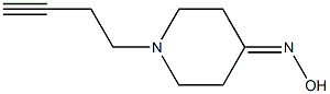 1-but-3-ynylpiperidin-4-one oxime Struktur