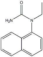 1-ethyl-1-naphthalen-1-ylurea Struktur