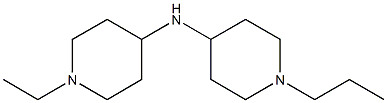 1-ethyl-N-(1-propylpiperidin-4-yl)piperidin-4-amine Struktur