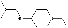 1-ethyl-N-(2-methylpropyl)piperidin-4-amine Struktur