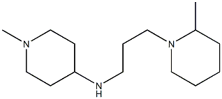 1-methyl-N-[3-(2-methylpiperidin-1-yl)propyl]piperidin-4-amine Struktur