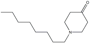 1-octylpiperidin-4-one Struktur