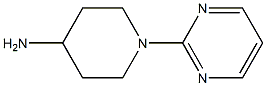 1-pyrimidin-2-ylpiperidin-4-amine Struktur