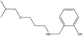 2-({[3-(2-methylpropoxy)propyl]amino}methyl)phenol Struktur