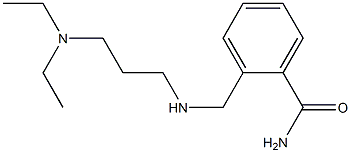 2-({[3-(diethylamino)propyl]amino}methyl)benzamide Struktur