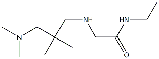 2-({2-[(dimethylamino)methyl]-2-methylpropyl}amino)-N-ethylacetamide Struktur