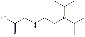 2-({2-[bis(propan-2-yl)amino]ethyl}amino)acetic acid Struktur