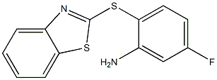 2-(1,3-benzothiazol-2-ylsulfanyl)-5-fluoroaniline Struktur