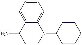 2-(1-aminoethyl)-N-cyclohexyl-N-methylaniline Struktur