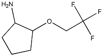 2-(2,2,2-trifluoroethoxy)cyclopentanamine Struktur