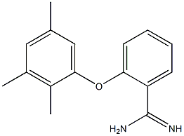 2-(2,3,5-trimethylphenoxy)benzene-1-carboximidamide Struktur