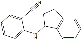 2-(2,3-dihydro-1H-inden-1-ylamino)benzonitrile Struktur