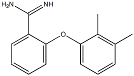 2-(2,3-dimethylphenoxy)benzene-1-carboximidamide Struktur