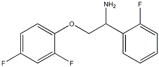 2-(2,4-difluorophenoxy)-1-(2-fluorophenyl)ethanamine Struktur