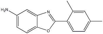 2-(2,4-dimethylphenyl)-1,3-benzoxazol-5-amine Struktur