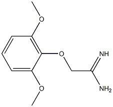 2-(2,6-dimethoxyphenoxy)ethanimidamide Struktur