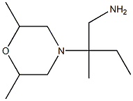 2-(2,6-dimethylmorpholin-4-yl)-2-methylbutan-1-amine Struktur