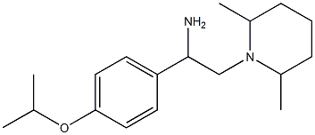 2-(2,6-dimethylpiperidin-1-yl)-1-[4-(propan-2-yloxy)phenyl]ethan-1-amine Struktur