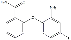 2-(2-amino-4-fluorophenoxy)benzamide Struktur