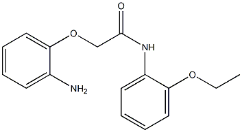 2-(2-aminophenoxy)-N-(2-ethoxyphenyl)acetamide Struktur