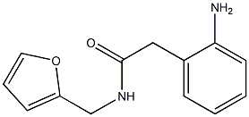 2-(2-aminophenyl)-N-(2-furylmethyl)acetamide Struktur