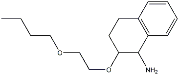 2-(2-butoxyethoxy)-1,2,3,4-tetrahydronaphthalen-1-amine Struktur