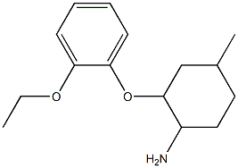 2-(2-ethoxyphenoxy)-4-methylcyclohexanamine Struktur