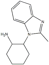 2-(2-methyl-1H-1,3-benzodiazol-1-yl)cyclohexan-1-amine Struktur