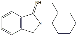 2-(2-methylcyclohexyl)-2,3-dihydro-1H-isoindol-1-imine Struktur