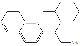 2-(2-methylpiperidin-1-yl)-2-(naphthalen-2-yl)ethan-1-amine Struktur