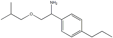 2-(2-methylpropoxy)-1-(4-propylphenyl)ethan-1-amine Struktur