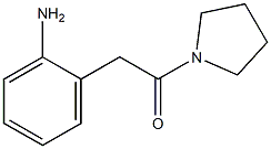 2-(2-oxo-2-pyrrolidin-1-ylethyl)aniline Struktur