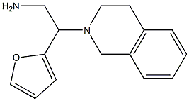 2-(3,4-dihydroisoquinolin-2(1H)-yl)-2-(2-furyl)ethanamine Struktur