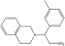 2-(3,4-dihydroisoquinolin-2(1H)-yl)-2-(3-methylphenyl)ethanamine Struktur