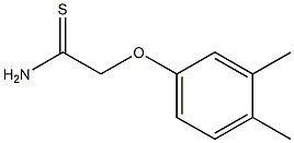 2-(3,4-dimethylphenoxy)ethanethioamide Struktur