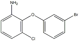 2-(3-bromophenoxy)-3-chloroaniline Struktur