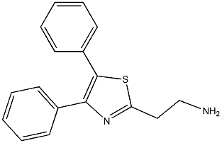 2-(4,5-diphenyl-1,3-thiazol-2-yl)ethanamine Struktur