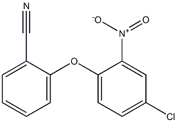 2-(4-chloro-2-nitrophenoxy)benzonitrile Struktur