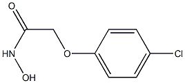 2-(4-chlorophenoxy)-N-hydroxyacetamide Struktur