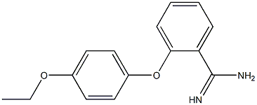 2-(4-ethoxyphenoxy)benzene-1-carboximidamide Struktur