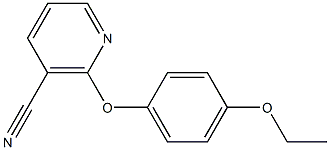 2-(4-ethoxyphenoxy)nicotinonitrile Struktur