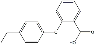 2-(4-ethylphenoxy)benzoic acid Struktur