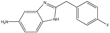 2-(4-fluorobenzyl)-1H-benzimidazol-5-amine Struktur