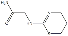 2-(5,6-dihydro-4H-1,3-thiazin-2-ylamino)acetamide Struktur