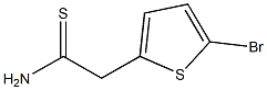 2-(5-bromothiophen-2-yl)ethanethioamide Struktur