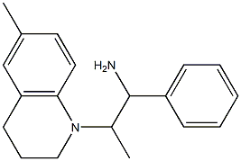 2-(6-methyl-1,2,3,4-tetrahydroquinolin-1-yl)-1-phenylpropan-1-amine Struktur