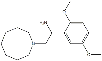 2-(azocan-1-yl)-1-(2,5-dimethoxyphenyl)ethan-1-amine Struktur