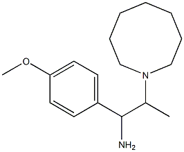 2-(azocan-1-yl)-1-(4-methoxyphenyl)propan-1-amine Struktur